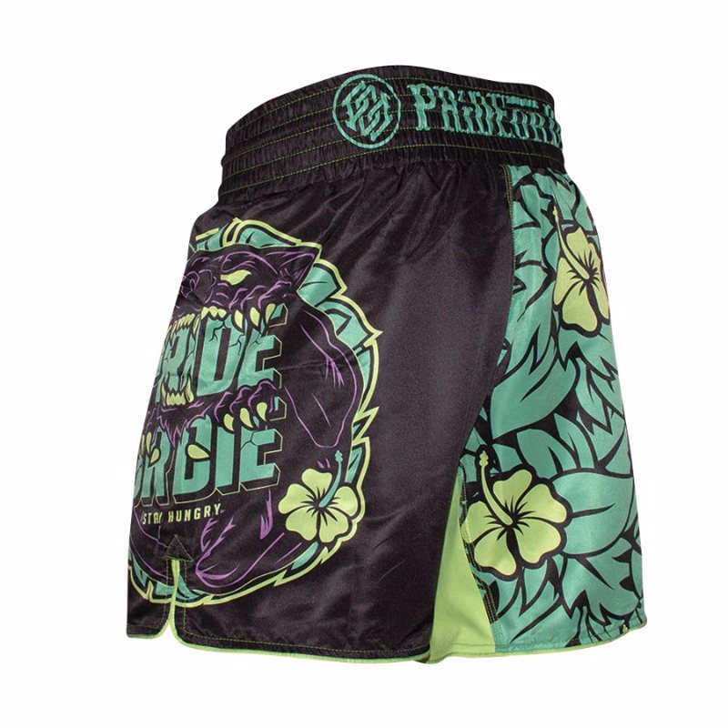 Pride Or Die stay hungry MMA Shorts - Black